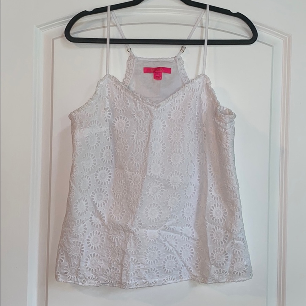 Lilly Pulitzer Ruffled Dusk Top